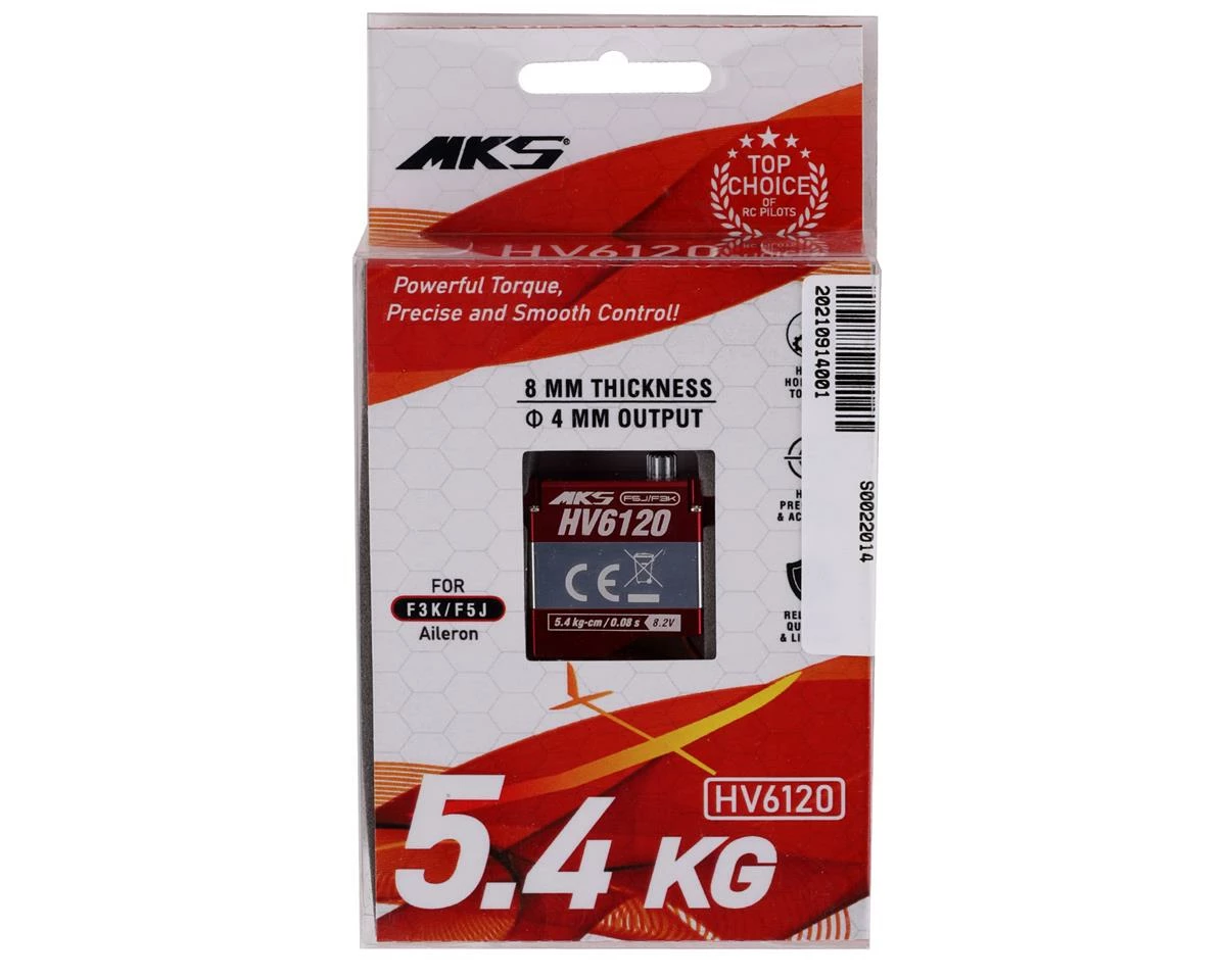 MKS Servos HV6120 Brushless Metal Gear Digital Wing Servo 5 MKS Servos HV6120 Brushless Metal Gear Digital Wing Servo - Image 3