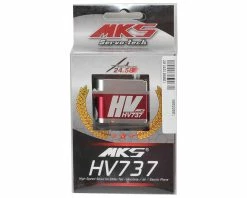 MKS Servos HV737 Titanium Gear High Speed Servo W/Aluminum Case (High Voltage) -Futaba Shop mks hv737 2