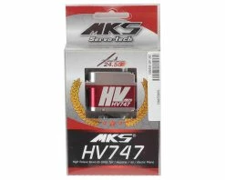MKS Servos HV747 Titanium Gear High Torque Servo W/Aluminum Case (High Voltage) -Futaba Shop mks hv747 2