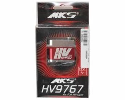 MKS Servos HV9767 Titanium Gear High Voltage Cyclic Servo W/Aluminum Case -Futaba Shop mks hv9767 2