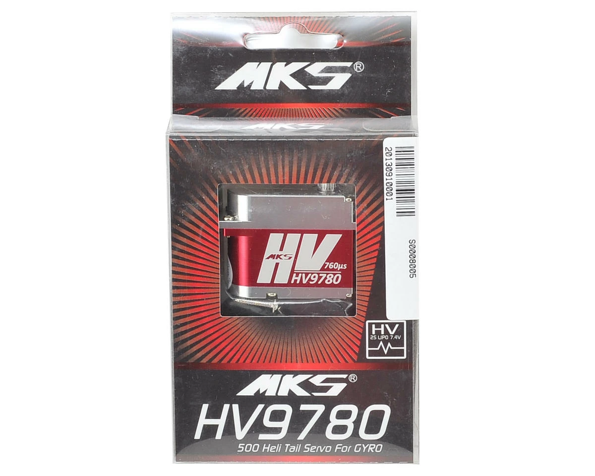 MKS Servos HV9780 Titanium Gear High Voltage Tail Mini Servo W/Aluminum Case 5 MKS Servos HV9780 Titanium Gear High Voltage Tail Mini Servo W/Aluminum Case - Image 3