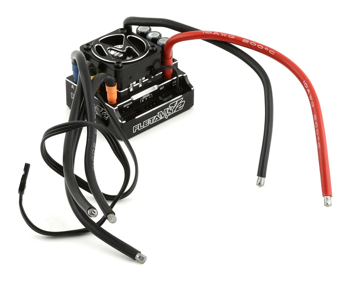 Muchmore FLETA M8.2 180A 1/8 Brushless Sensored ESC (Black) 3 Muchmore FLETA M8.2 180A 1/8 Brushless Sensored ESC (Black)