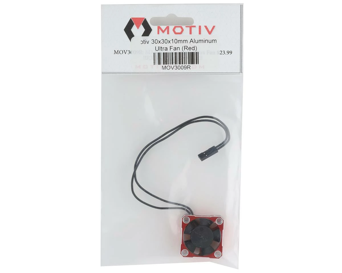 Motiv 30x30x10mm Aluminum Ultra Fan (Red) 4 Motiv 30x30x10mm Aluminum Ultra Fan (Red) - Image 2