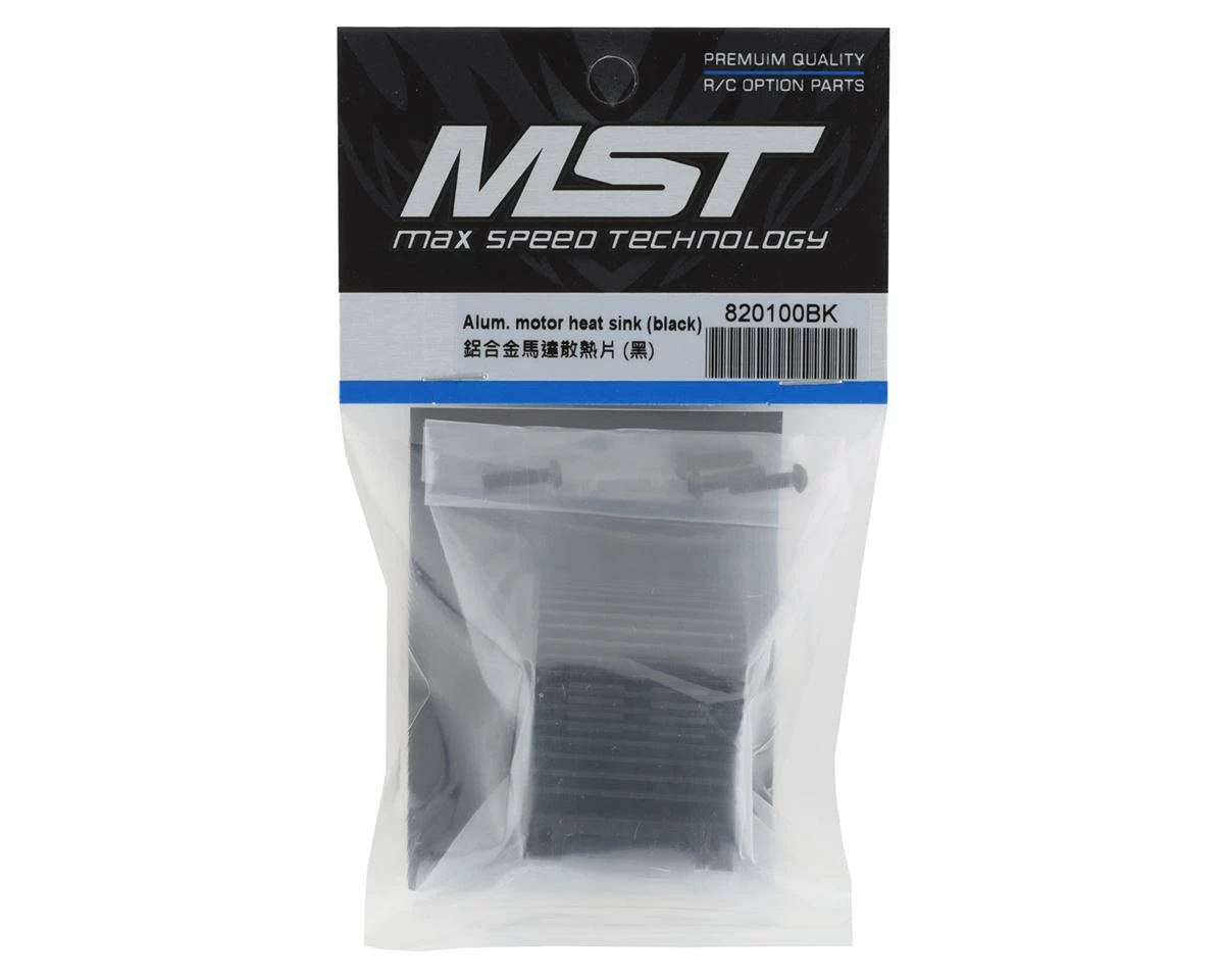 MST Aluminum 540 Motor Heat Sink (Black) 4 MST Aluminum 540 Motor Heat Sink (Black) - Image 2