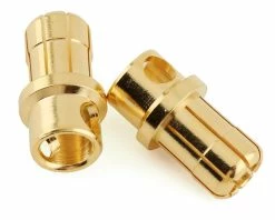 Protek RC 8.0mm "Super Bullet" Solid Gold Connectors (2 Male)