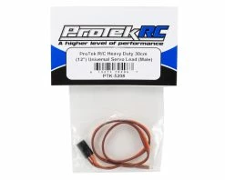 Protek RC Heavy Duty 30cm (12") Universal Servo Lead (Male) -Futaba Shop ptk 5208 1
