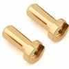 Ruddog 4mm Gold Male Bullet Plug (2) (12mm Long) -Futaba Shop rdgrp 0181