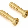 Ruddog 4mm Gold Male Bullet Plug (2) (10mm Long) -Futaba Shop rdgrp 0185