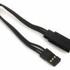 Ruddog 100mm Receiver Extension Wire W/JR Plug (Black) -Futaba Shop rdgrp 0207