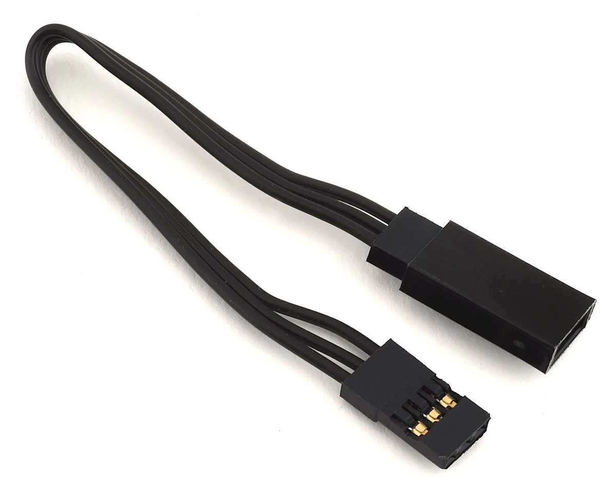 Ruddog 100mm Receiver Extension Wire W/JR Plug (Black) 3 Ruddog 100mm Receiver Extension Wire W/JR Plug (Black)