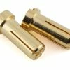 Ruddog 5mm Gold Male Bullet Plug (2) (14mm Long) -Futaba Shop rdgrp 0264