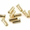 Ruddog 5mm Gold Male Bullet Plug (10) (14mm Long) -Futaba Shop rdgrp 0265