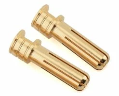 Ruddog 5mm Gold Cooling Head Bullet Plugs (2)