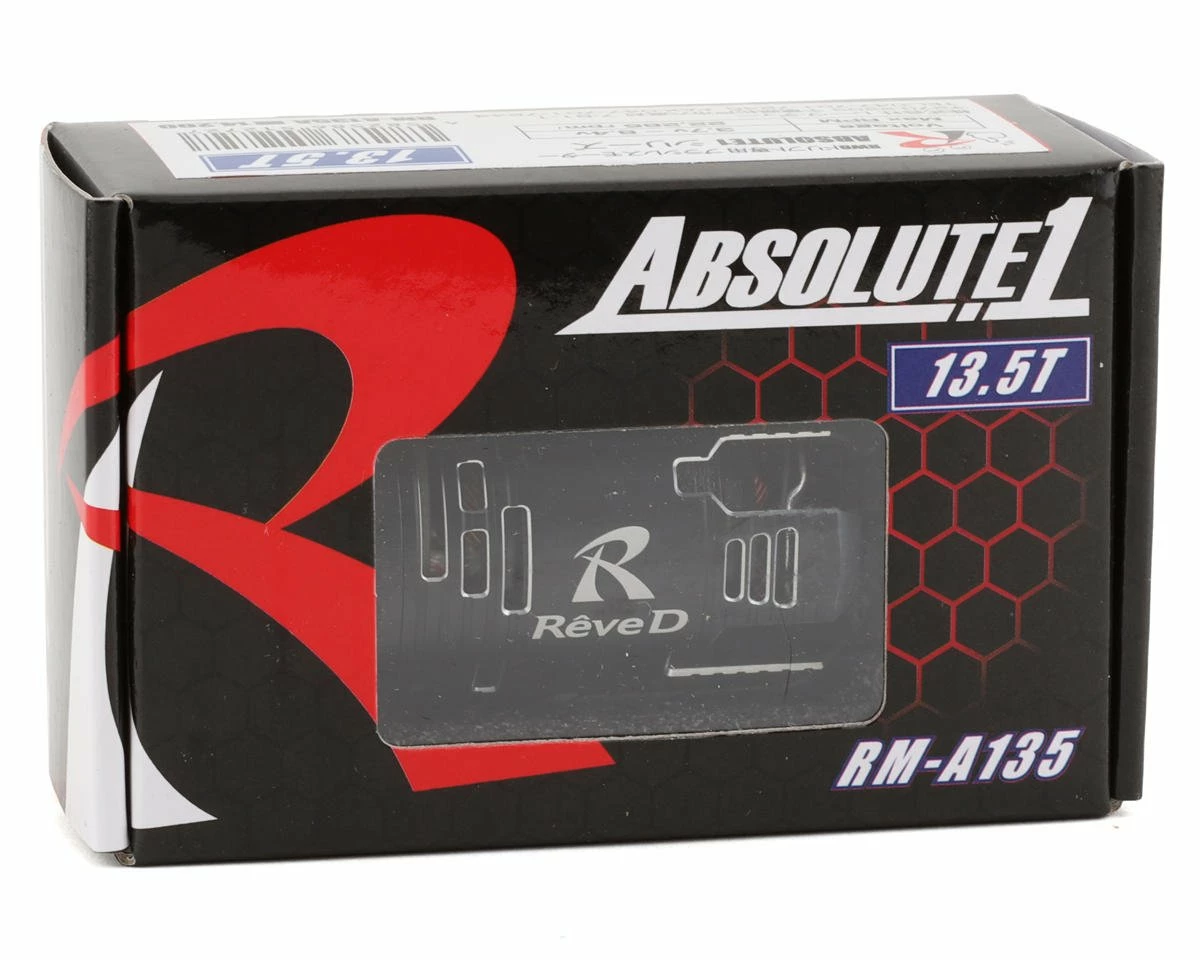 Reve D Absolute1 Brushless Motor (13.5T) (Black) 6 Reve D Absolute1 Brushless Motor (13.5T) (Black) - Image 4