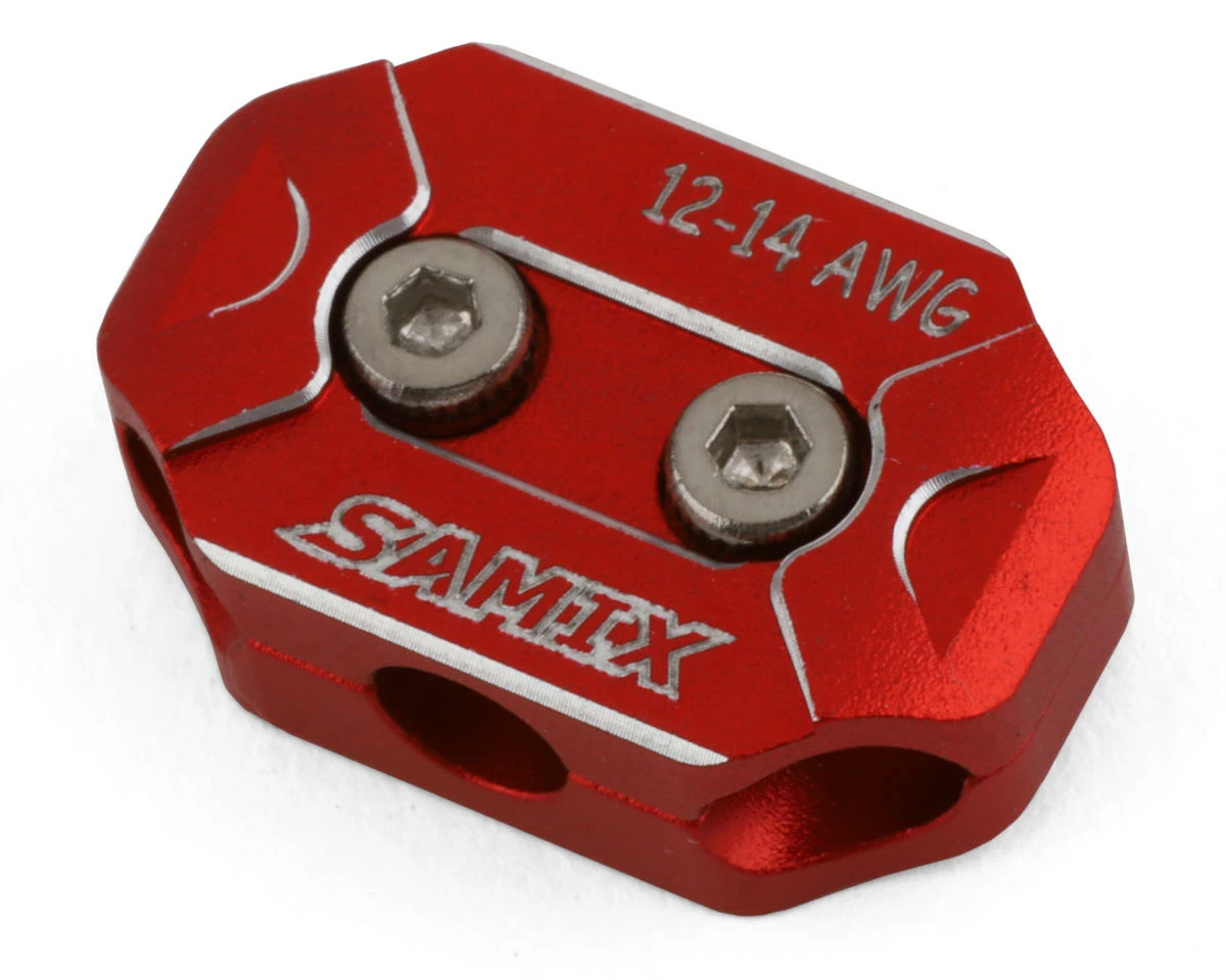 Samix 12-14AWG Motor Wire Organizer Clamp (Red) 3 Samix 12-14AWG Motor Wire Organizer Clamp (Red)