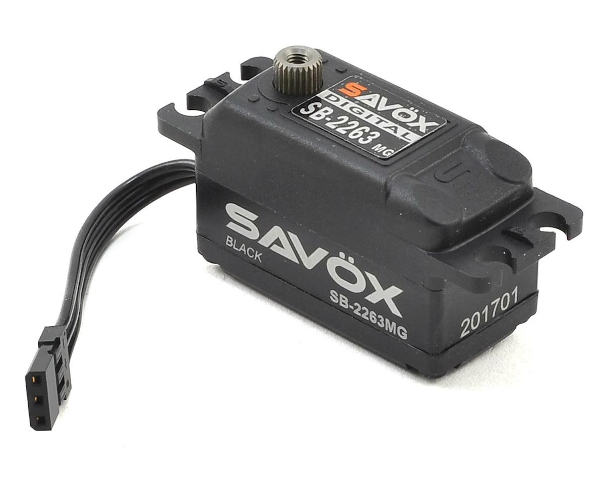 Savox SB-2263MG Black Edition High Speed Low Profile Brushless Metal Gear Servo 3 Savox SB-2263MG Black Edition High Speed Low Profile Brushless Metal Gear Servo