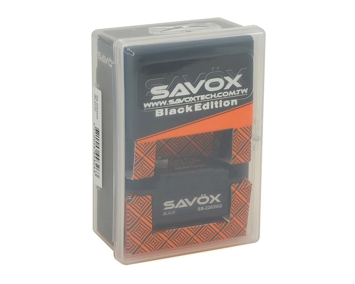 Savox SB-2263MG Black Edition High Speed Low Profile Brushless Metal Gear Servo 5 Savox SB-2263MG Black Edition High Speed Low Profile Brushless Metal Gear Servo - Image 3