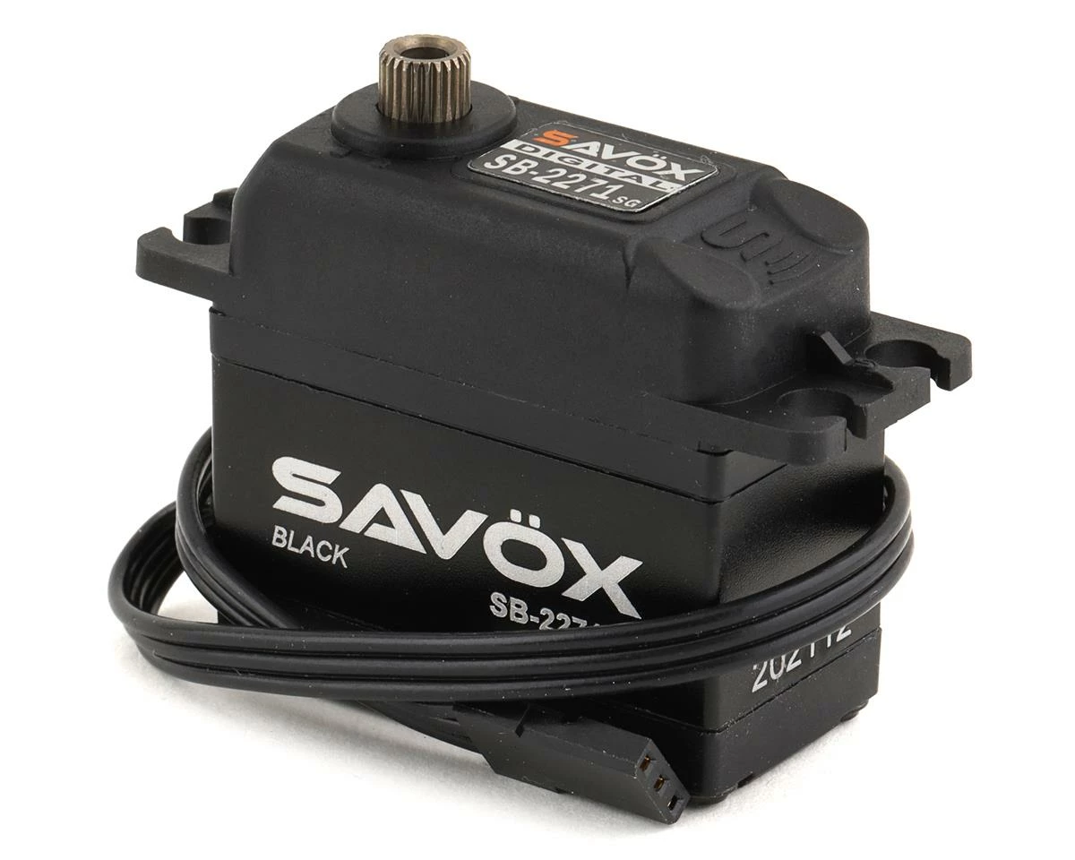 Savox SB-2271SG "High Speed" Black Edition Brushless Steel Gear Digital Servo (High Voltage) 3 Savox SB-2271SG "High Speed" Black Edition Brushless Steel Gear Digital Servo (High Voltage)