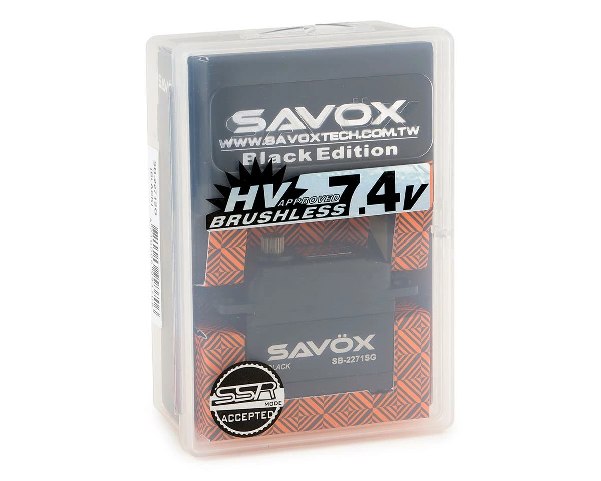 Savox SB-2271SG "High Speed" Black Edition Brushless Steel Gear Digital Servo (High Voltage) 5 Savox SB-2271SG "High Speed" Black Edition Brushless Steel Gear Digital Servo (High Voltage) - Image 3