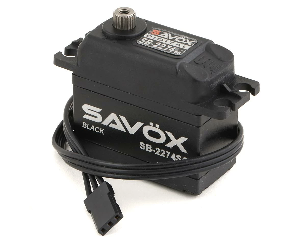 Savox SB-2274SG "High Speed" Black Edition Brushless Steel Gear Digital Servo (High Voltage) 3 Savox SB-2274SG "High Speed" Black Edition Brushless Steel Gear Digital Servo (High Voltage)