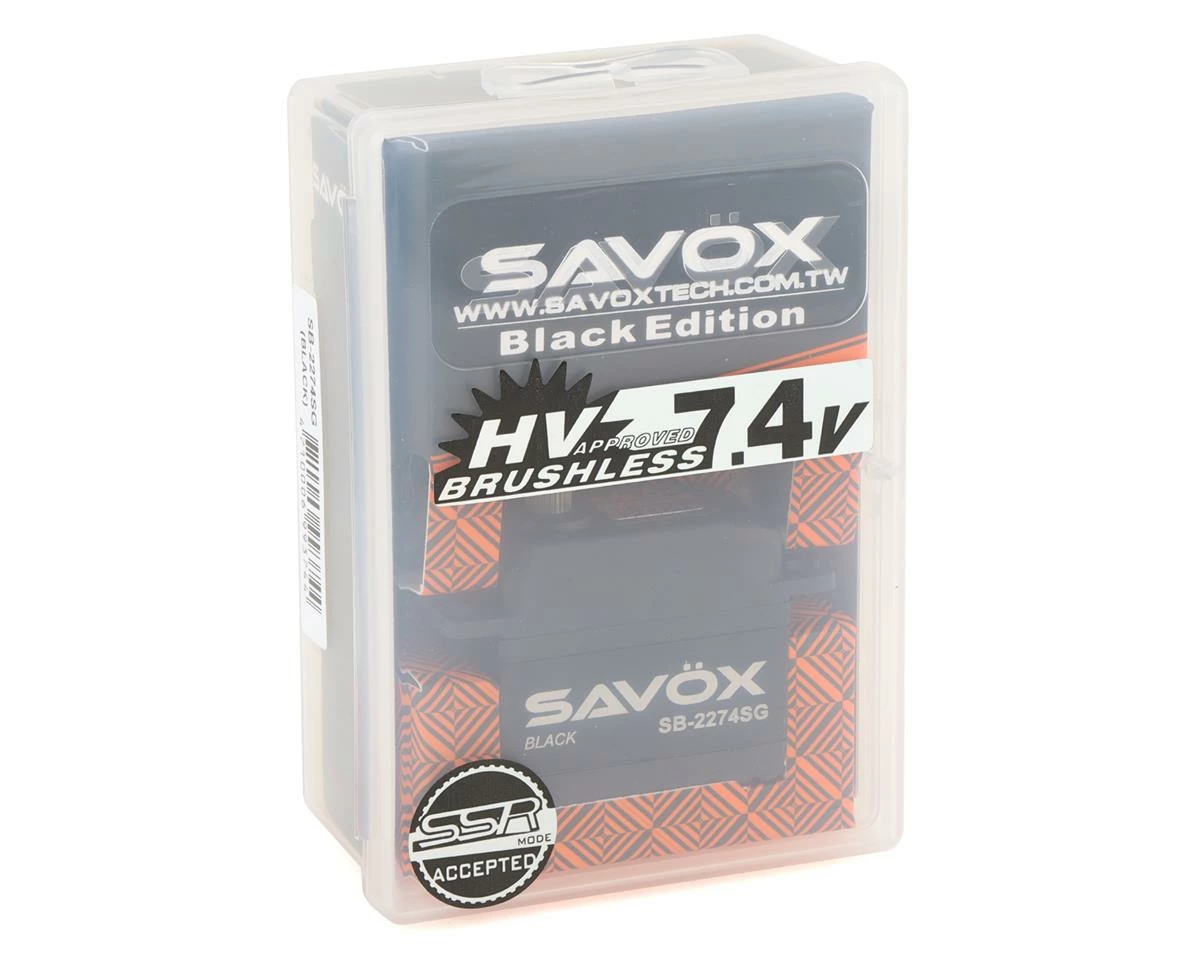 Savox SB-2274SG "High Speed" Black Edition Brushless Steel Gear Digital Servo (High Voltage) 5 Savox SB-2274SG "High Speed" Black Edition Brushless Steel Gear Digital Servo (High Voltage) - Image 3