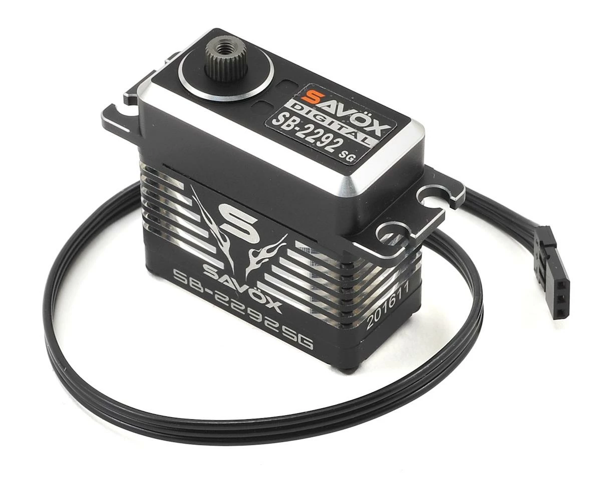 Savox SB-2292SG Black Edition Monster Torque Brushless Steel Gear Servo (High Voltage) 3 Savox SB-2292SG Black Edition Monster Torque Brushless Steel Gear Servo (High Voltage)