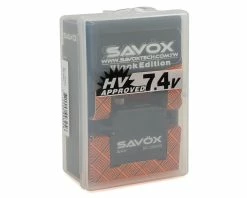 Savox SC-1268SG Black Edition High Torque Steel Gear Servo (High Voltage) -Futaba Shop sav sc 1268sg be 2