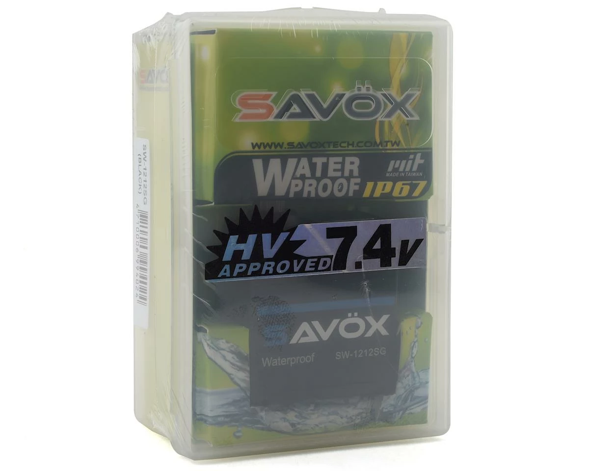 Savox SW-1212SG Black Edition Waterproof Digital Servo (High Voltage) 4 Savox SW-1212SG Black Edition Waterproof Digital Servo (High Voltage) - Image 2