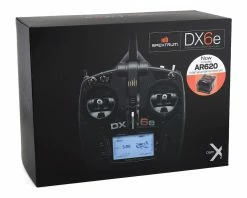 Spektrum RC DX6e 6-Channel 2.4GHz Aircraft Radio System W/AR620 Receiver -Futaba Shop spm6655 3