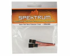 Spektrum RC 3" Heavy Duty Servo Extension -Futaba Shop spma3000 1