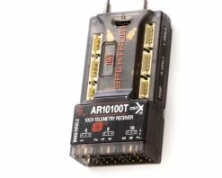 Spektrum RC AR10100T 10-Channel DSMX Telemetry Receiver 10 Spektrum RC AR10100T 10-Channel DSMX Telemetry Receiver -Futaba Shop spmar10100t 2