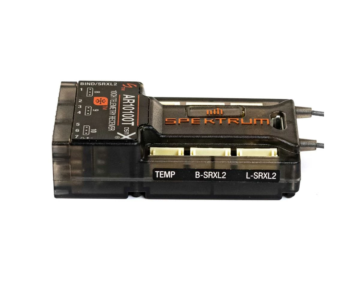 Spektrum RC AR10100T 10-Channel DSMX Telemetry Receiver 7 Spektrum RC AR10100T 10-Channel DSMX Telemetry Receiver - Image 5