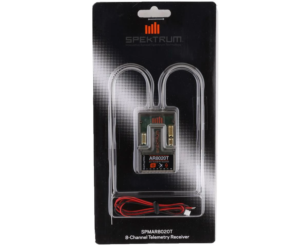 Spektrum RC AR8020T DSMX 8 Channel Air Telemetry 2.4GHz Receiver 4 Spektrum RC AR8020T DSMX 8 Channel Air Telemetry 2.4GHz Receiver - Image 2