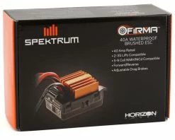 Spektrum RC Firma 40 Amp Brushed 3S Waterproof ESC -Futaba Shop spmxse1040 2