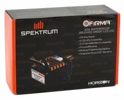 Spektrum RC Firma 40A Lite Smart Waterproof Brushed ESC -Futaba Shop spmxse40 2