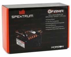 Spektrum RC Firma 60 Amp Lite Smart Waterproof Brushed ESC -Futaba Shop spmxse60 2