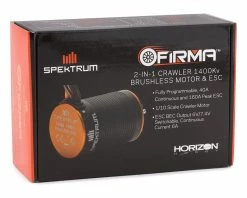 Spektrum RC Firma 2-in-1 Brushless ESC & Motor Crawler System (1400Kv) -Futaba Shop spmxsem1040a 3