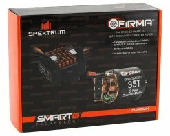Spektrum RC Firma 70A Smart Waterproof Brushed ESC & 35T Brushed Motor Combo -Futaba Shop spmxsemc12 2
