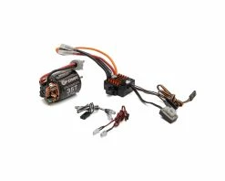 Spektrum RC Firma 70A Smart Waterproof Brushed ESC & 35T Brushed Motor Combo -Futaba Shop spmxsemc12 3