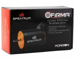 Spektrum RC Firma 4-pole Brushless Motor W/5mm Shaft (2200Kv) -Futaba Shop spmxsm2700 2
