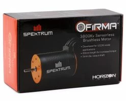 Spektrum RC Firma 4-pole Brushless Motor W/5mm Shaft (3800Kv) -Futaba Shop spmxsm2900 2