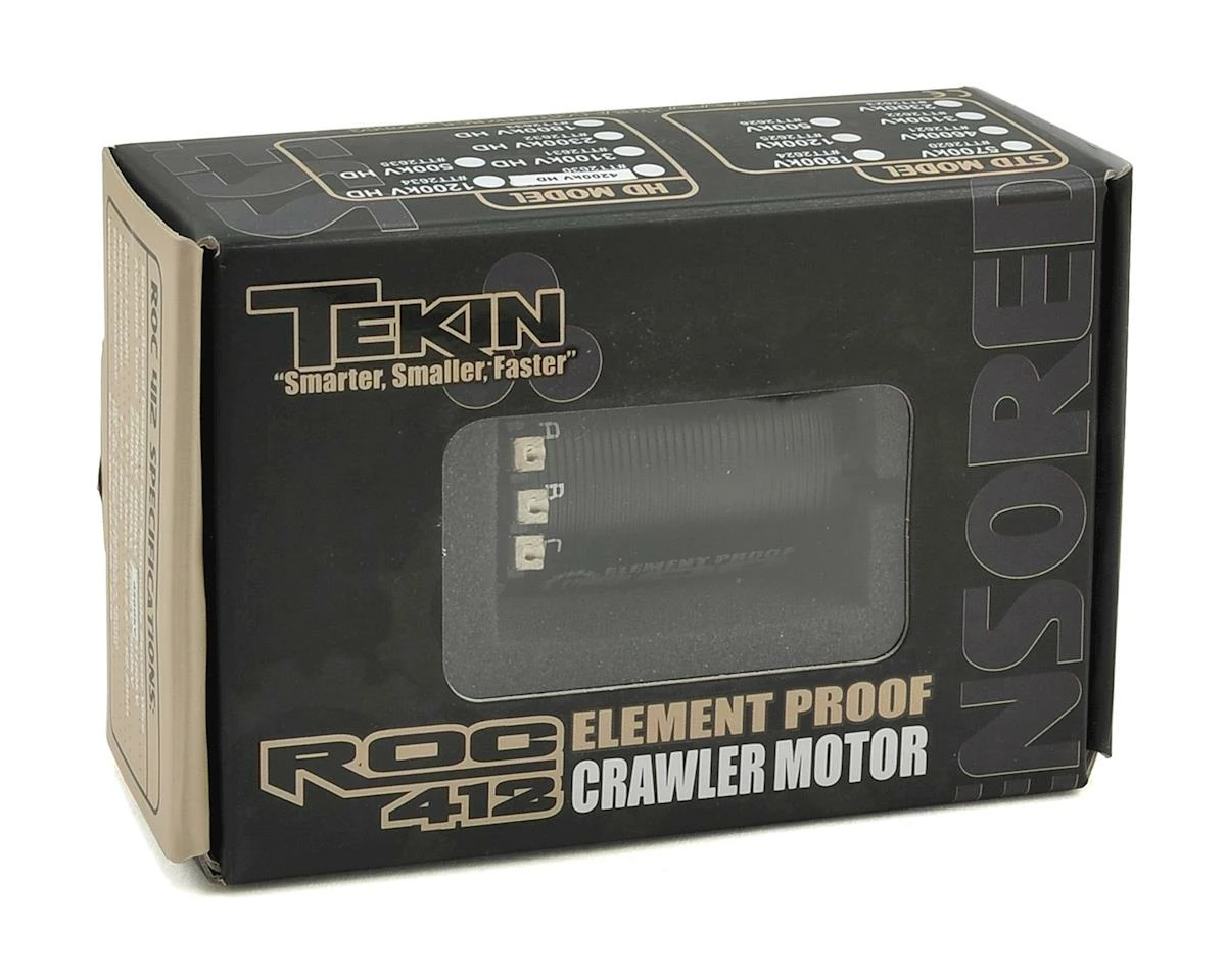 TEKIN ROC412 Element Proof 4-Pole Sensored Brushless Rock Crawler Motor (1200kV) 6 TEKIN ROC412 Element Proof 4-Pole Sensored Brushless Rock Crawler Motor (1200kV) - Image 4