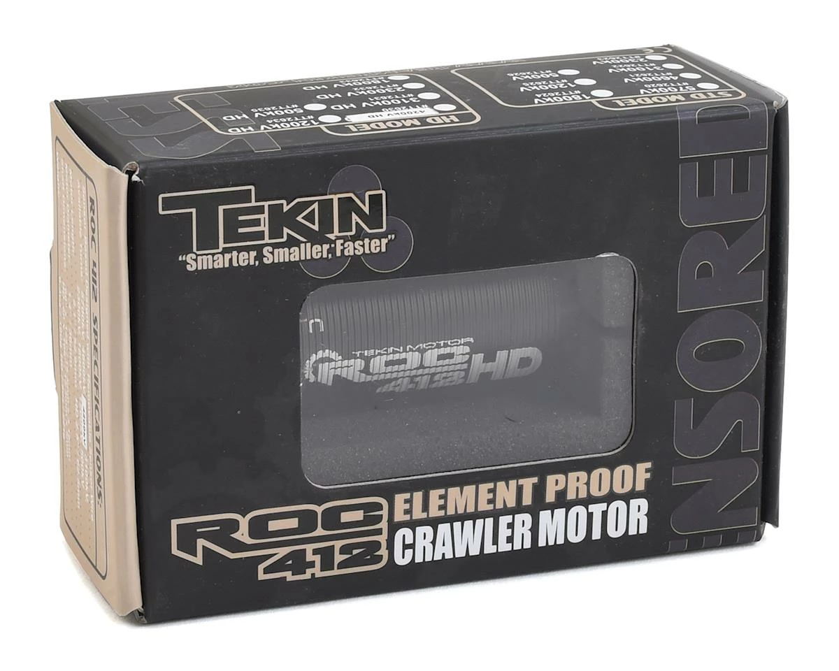 TEKIN ROC412 HD Element Proof Sensored Brushless Crawler Motor (1200kV) W/5mm Shaft 6 TEKIN ROC412 HD Element Proof Sensored Brushless Crawler Motor (1200kV) W/5mm Shaft - Image 4