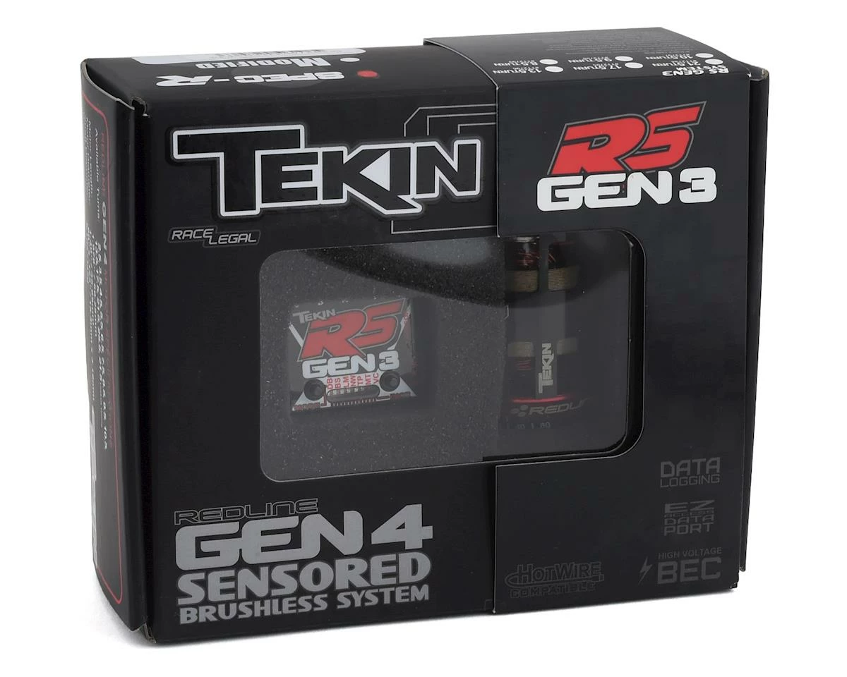 TEKIN RS Gen3 Sensored Brushless ESC/Gen4 Spec R Motor Combo (21.5T) 7 TEKIN RS Gen3 Sensored Brushless ESC/Gen4 Spec R Motor Combo (21.5T) - Image 5