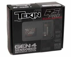 TEKIN RS Pro Black Sensored Brushless ESC/Gen4 Eliminator Motor Combo (5.0T) -Futaba Shop tektt2810 4