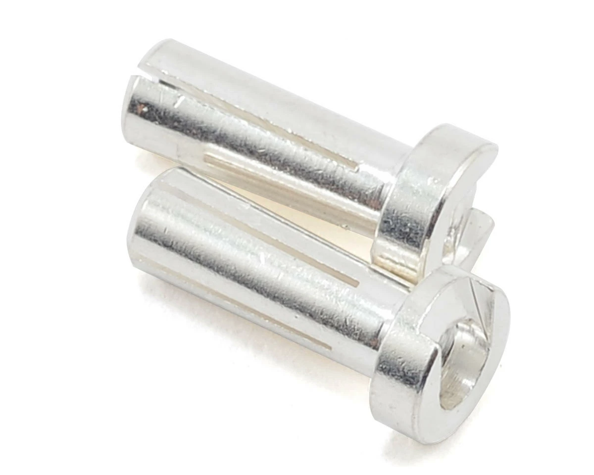 TQ WIRE 4mm Low Profile Male Bullet Connectors (Silver) (14mm) (2) 3 TQ WIRE 4mm Low Profile Male Bullet Connectors (Silver) (14mm) (2)