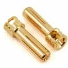 TQ WIRE 5mm "Flat Top" Male Bullet Connector (Gold) (2) 2 TQ WIRE 5mm "Flat Top" Male Bullet Connector (Gold) (2) -Futaba Shop tqwc2508