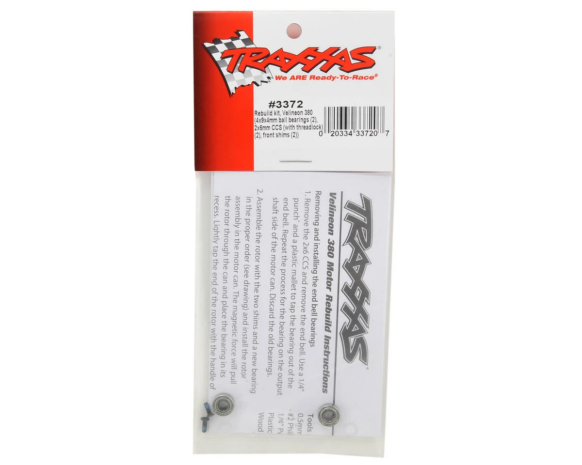 Traxxas Velineon 380 Bearing & Hardware Set 4 Traxxas Velineon 380 Bearing & Hardware Set - Image 2