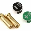 Whitz Racing Products Battery Grabs W/5mm Bullets (Green) -Futaba Shop wrp grb grn