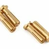 YEAH RACING Male 5mm Gold Bullet Plugs (4) -Futaba Shop yea wpt 0128